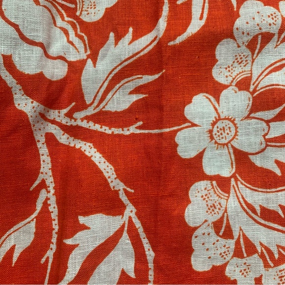 Mara Hoffman Hemp Shirtdress in Orange Floral - Fits M/L - Picture 10 of 12